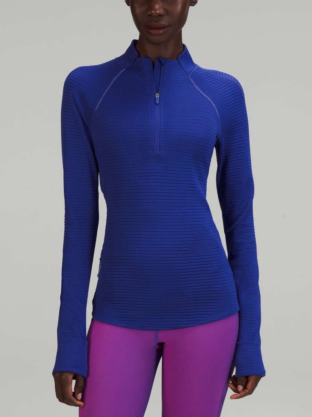 Lululemon Ventscape Half-Zip Long Sleeve in Psychic SZ 4